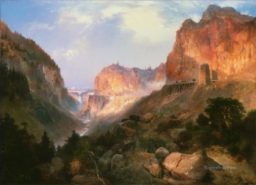 Thomas Moran Painting - Golden Gate Yellowstone National Park Thomas Moran